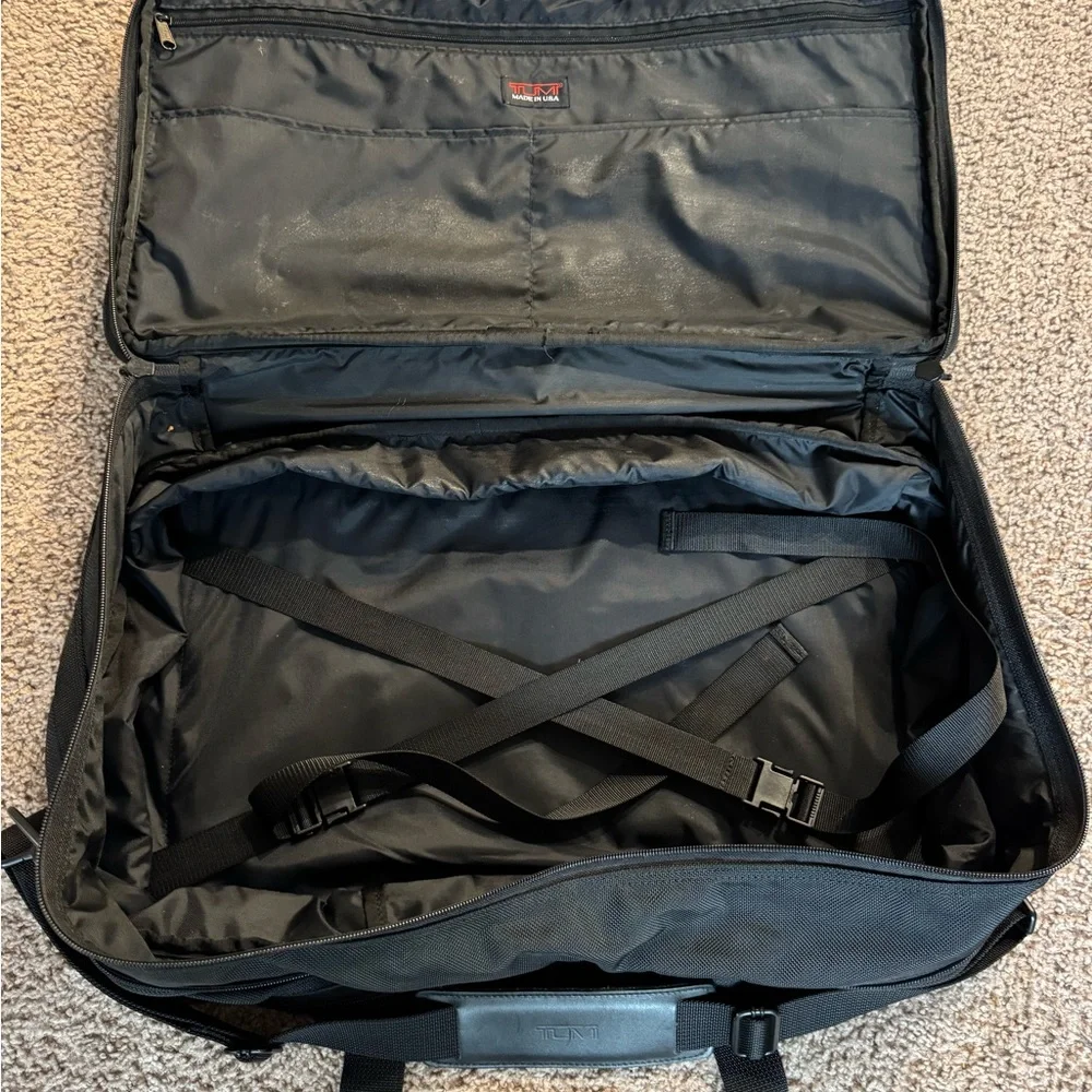 Tumi Black Nylon Duffel Bag with Shoulder Strap